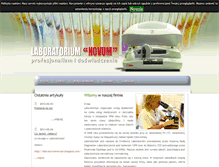 Tablet Screenshot of laboratoriumnovum.pl